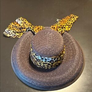 Kokin - Leopard Print Brown Women's Hat